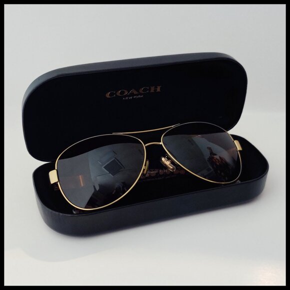 Coach Christina Aviator Sunglasses L103/HC 7047 FRAMES ONLY 59-13-135 with Case main image 10